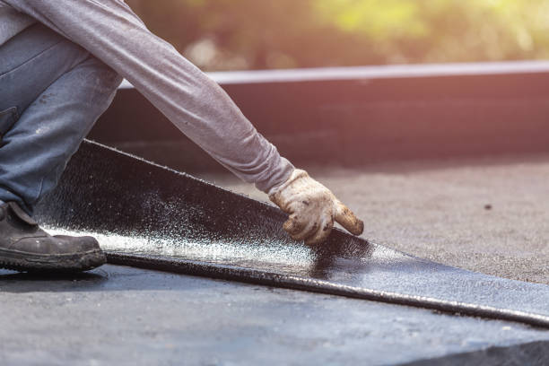 Professional Waterproofing technician working in Wheeler, IN